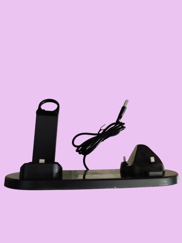 Cargador Inalambrico 7 en 1, Apple, Negro