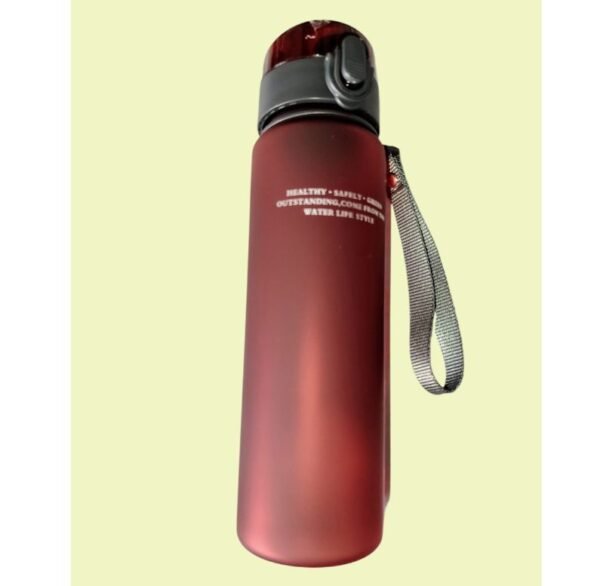 Botella De Agua Deportiva a Prueba De Fugas, Rojo, 560ml
