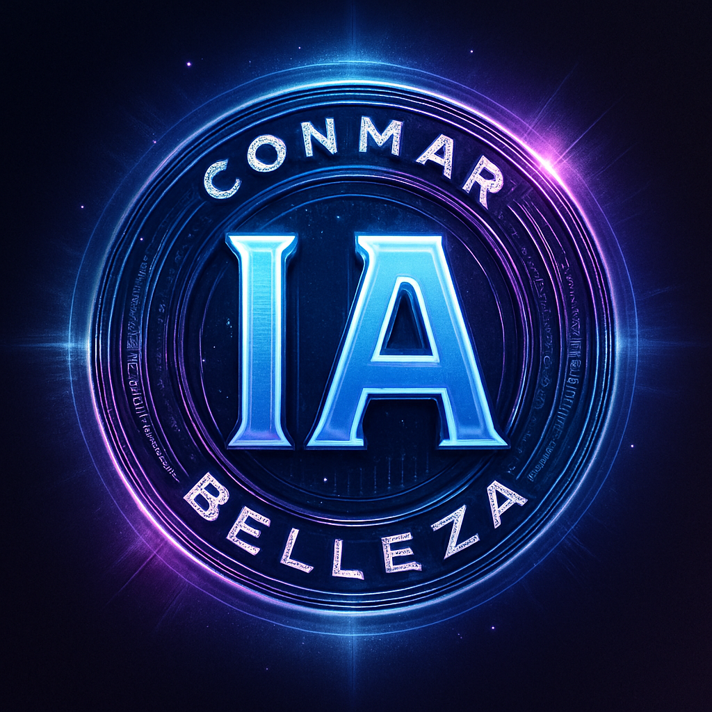 Logo de CONMAR IA BELLEZA – inteligencia artificial aplicada a la belleza y automatización de negocios del sector estético